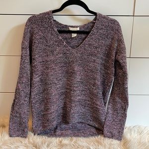 Women’s High/Low Shades of Purple Sweater